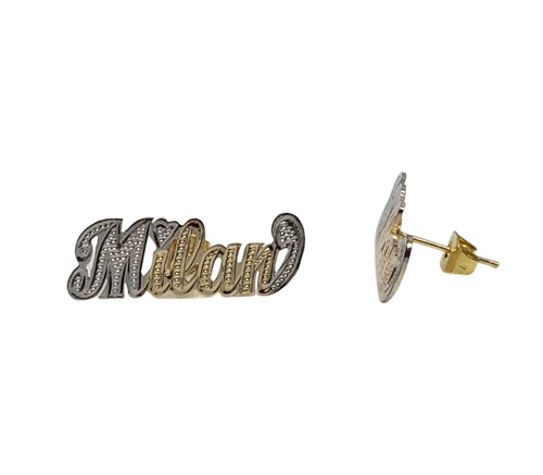 1” Stud Name Earrings (up to 7 characters only)